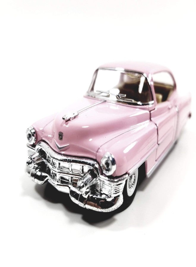 KITMEER 1953 Cadillac Series 62 Cotton Candy Pink 5 Inch 1:43 O Scale Die Cast Metal Model Toy Classic Vintage Car - Image 2